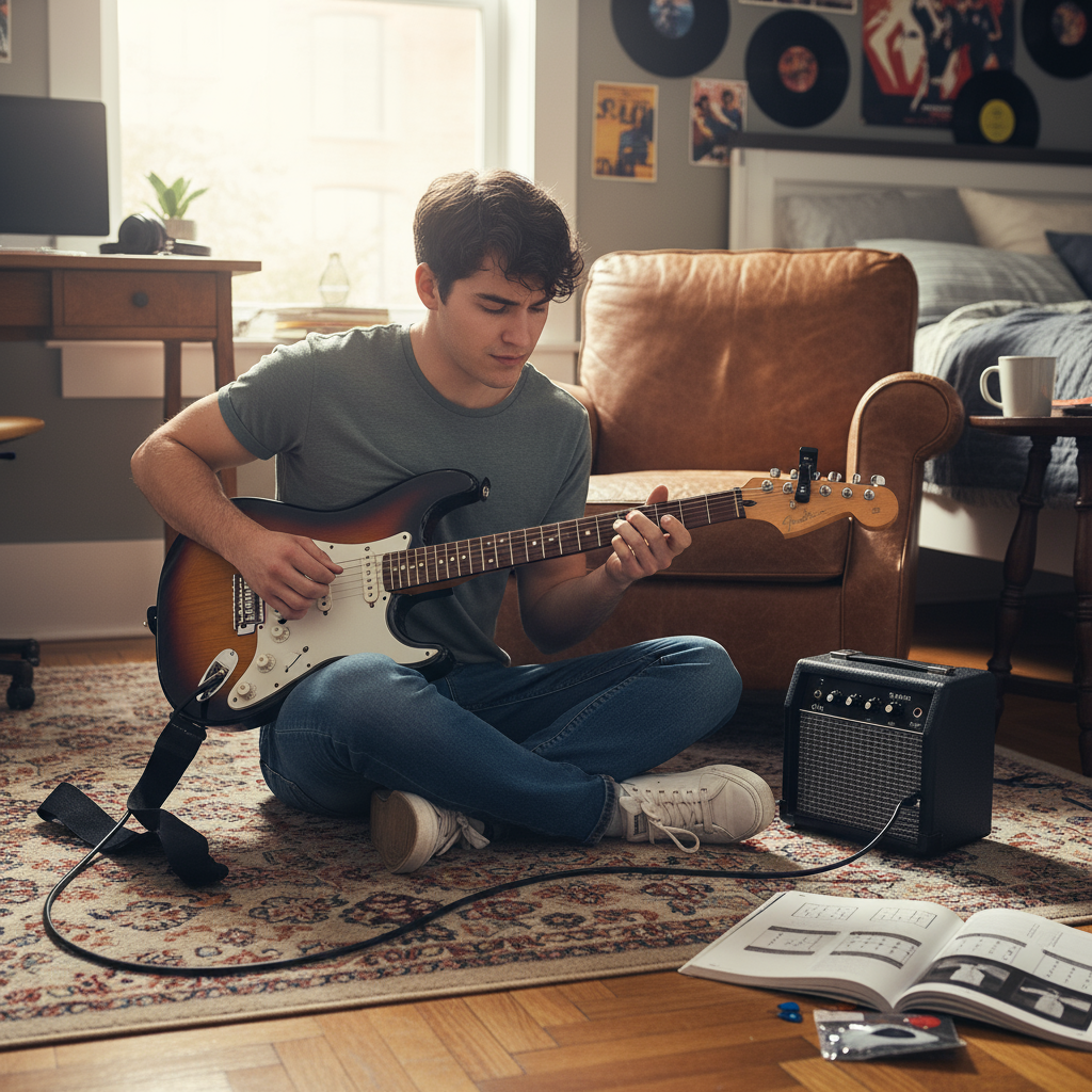 Gitarrenschüler 3