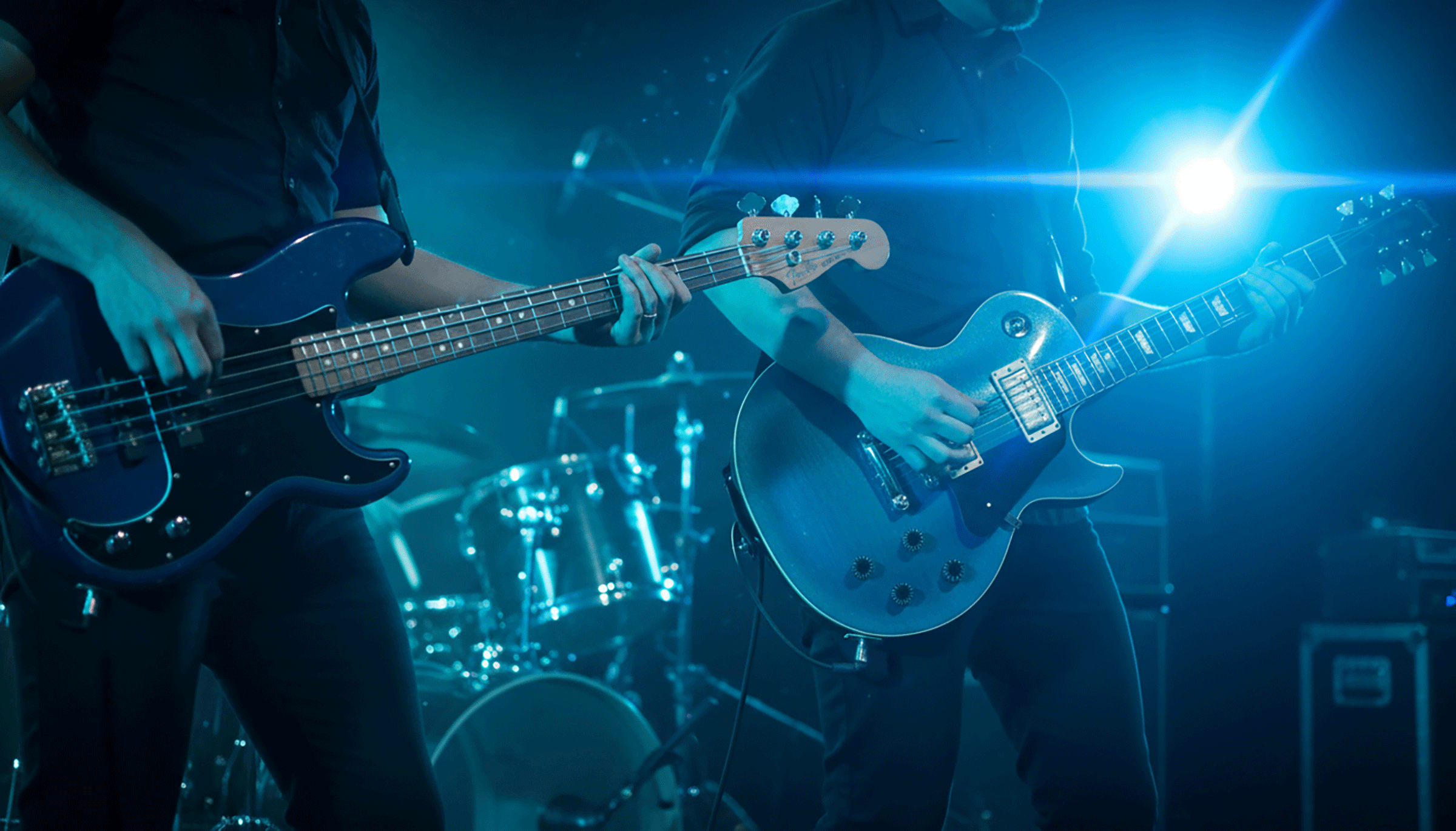 Bass und E-Gitarre