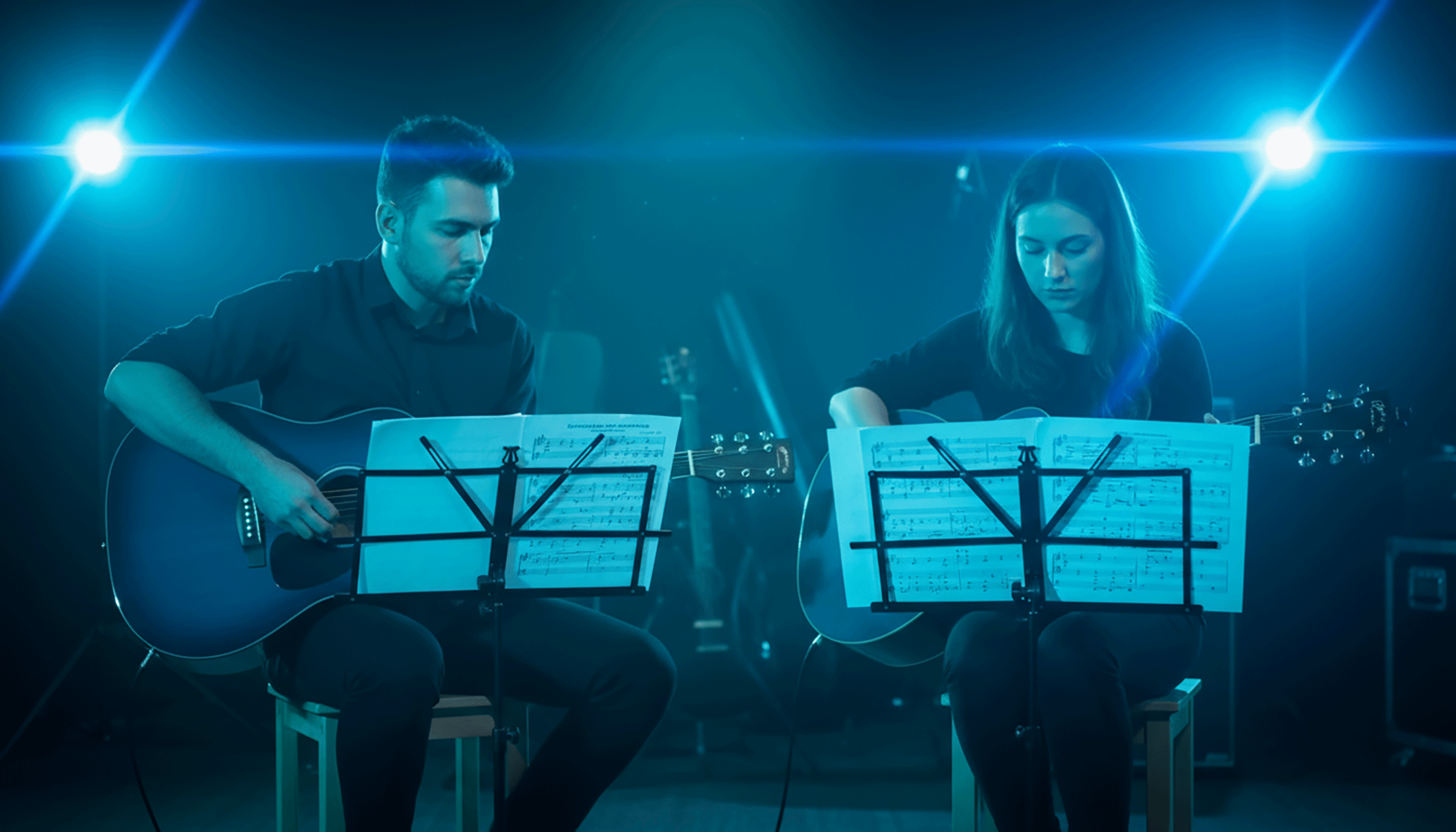 Bass und E-Gitarre