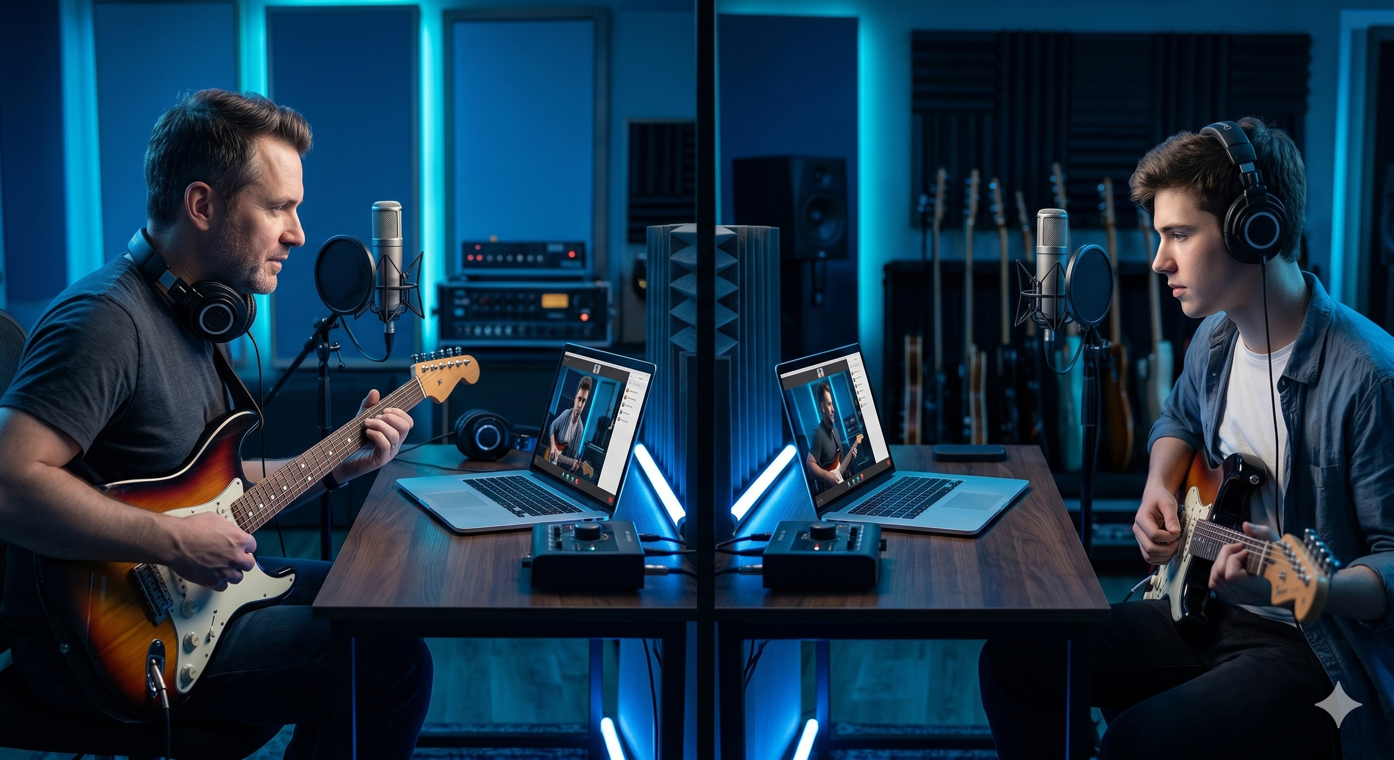 Online Gitarre und Bass lernen